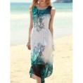 Bohemian Style Sleeveless Printed Women's Dress