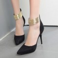 Elegant Suede Pointed-toe Zip Women Sexy Pump